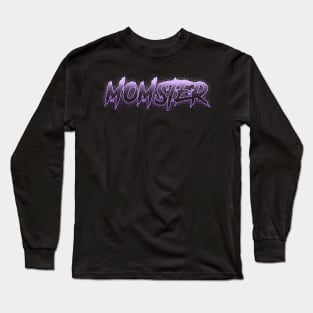 8bit momster halloween Long Sleeve T-Shirt